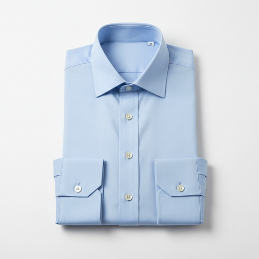 Superfine poplin white shirt